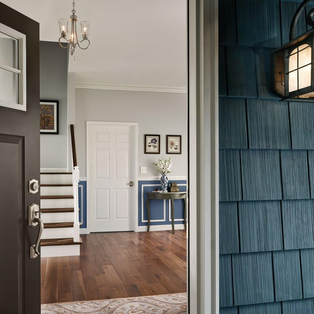 Bright Brass Camelot Single Cylinder Handleset with Plymouth Knob