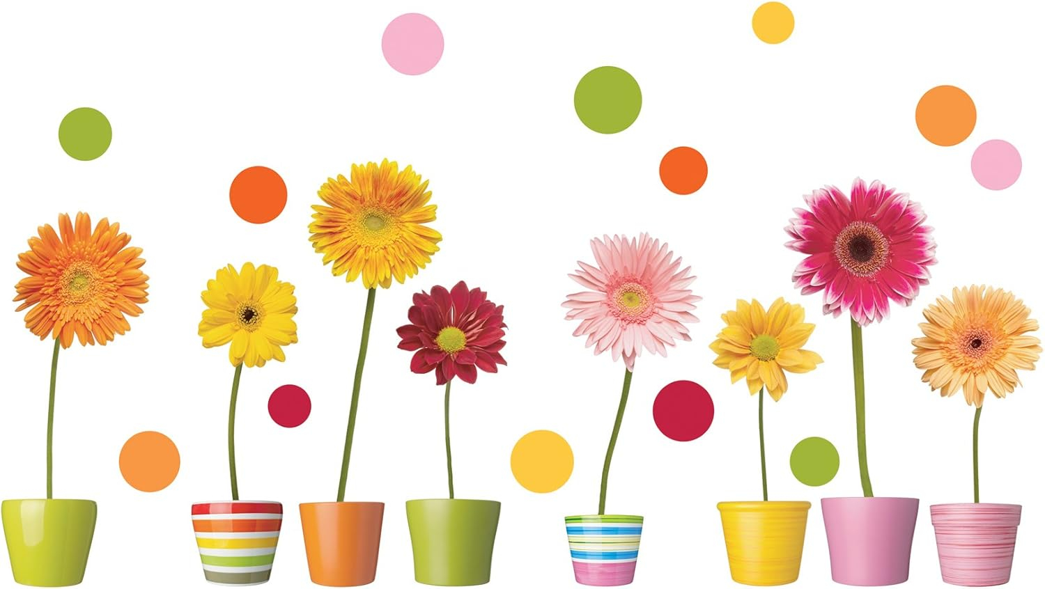 Crearreda CR-64003 Gerberas Window Decals