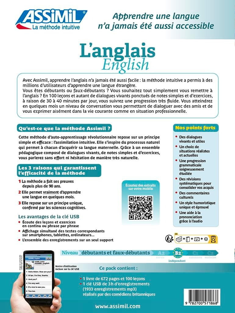 English for French Speakers Superpack with USB Device (Pack USB Anglais) - by  Anthony Bulger (Hardcover)