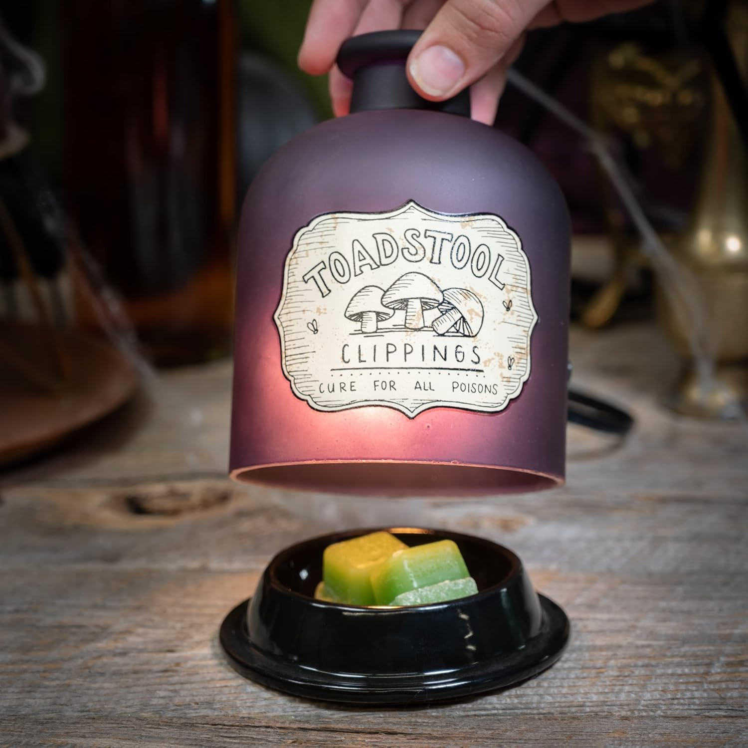 Scentsationals Wax Melt Warmer, Wax Warmer for Scented Wax Melts - Halloween Collection Apothecary - Candle Wax Melter for Fragrance Cubes and Tarts