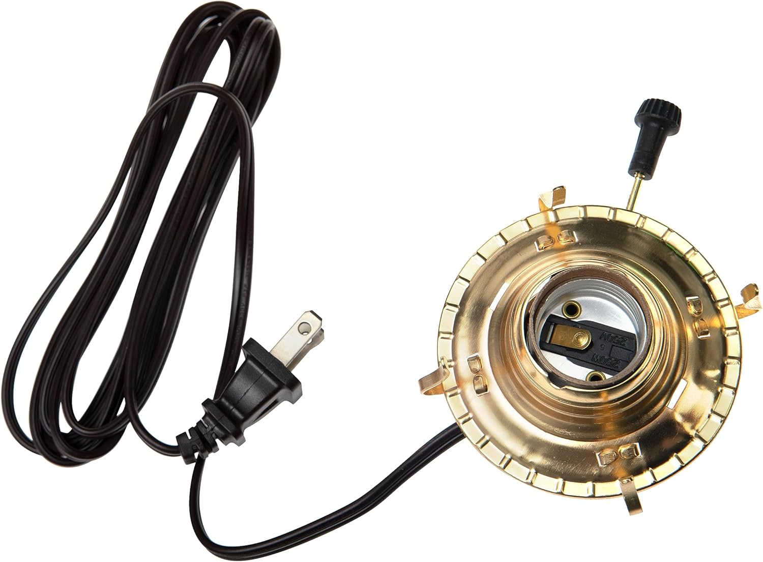 Creative Hobbies M999EM Mason Jar Electric Oil Lamp Burner DIY Conversion Kit, Pre-Wired and Ready To Use