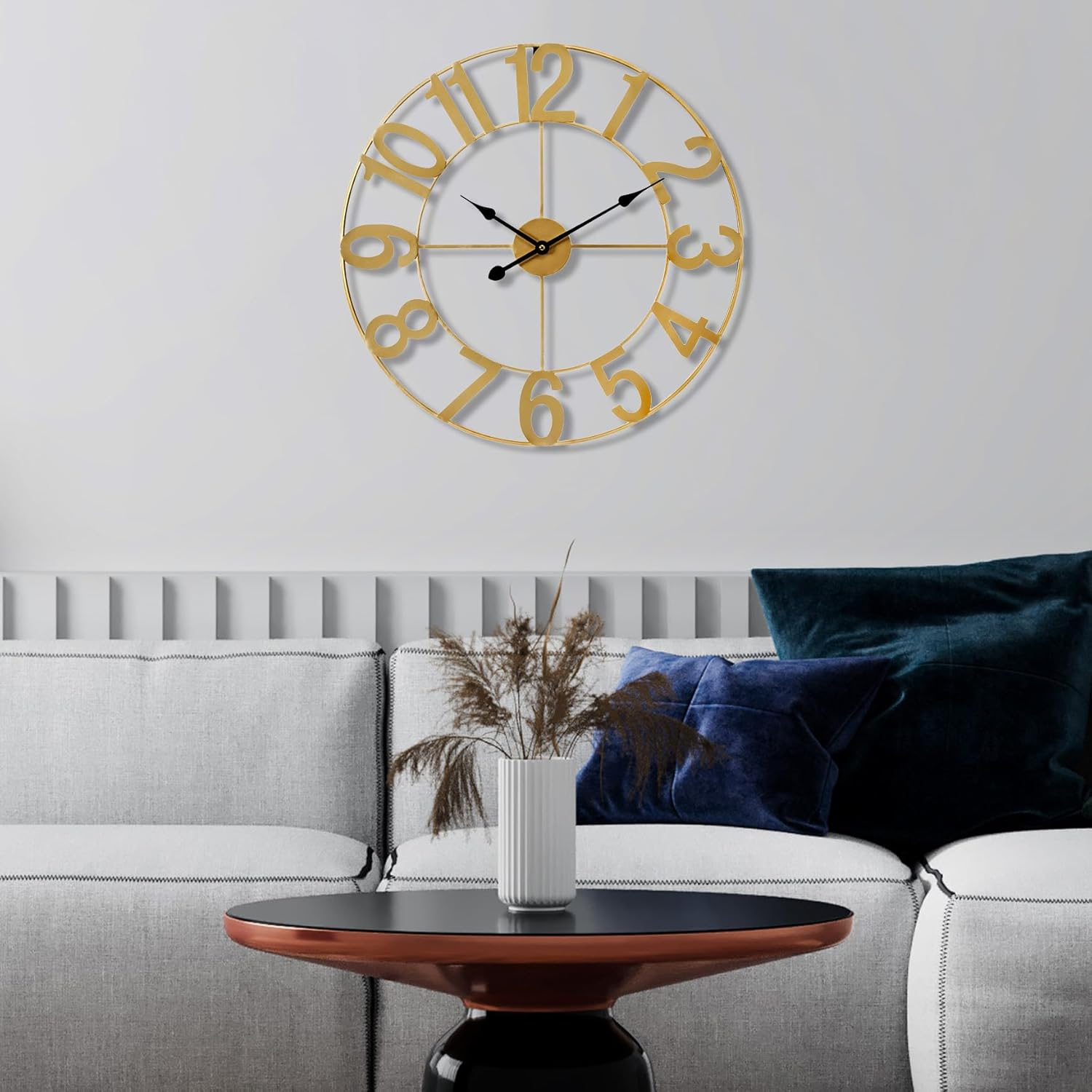 Sorbus 16" Quartz Classic Indoor Oversized Wall Clock, Easy Installation