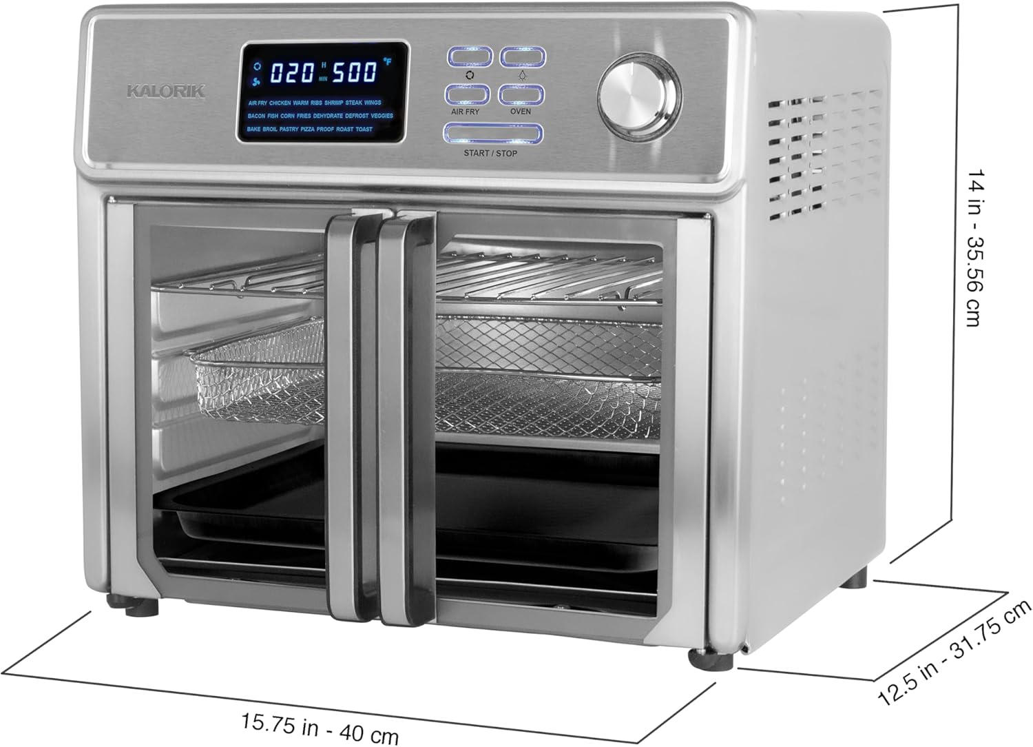Kalorik® MAXX® 26 Quart Digital Air Fryer Oven AFO 46045 SS
