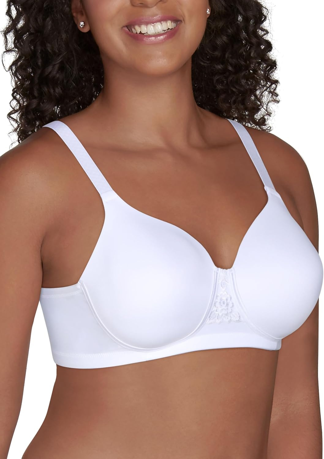 Vanity Fair Lingerie Women's Beauty Back Full Figure Smoothing Wireless Bra, Style 71380