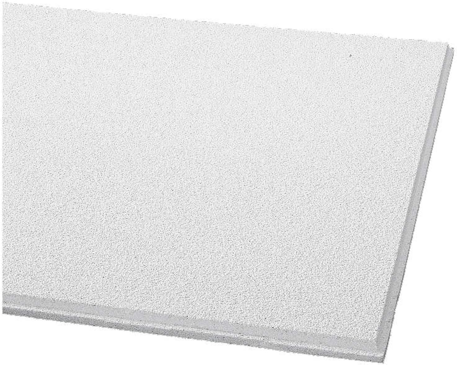 Armstrong 2x2 DUNE Acoustic Ceiling Tiles for Suspended Ceiling Grids, 16-tiles per pack, White