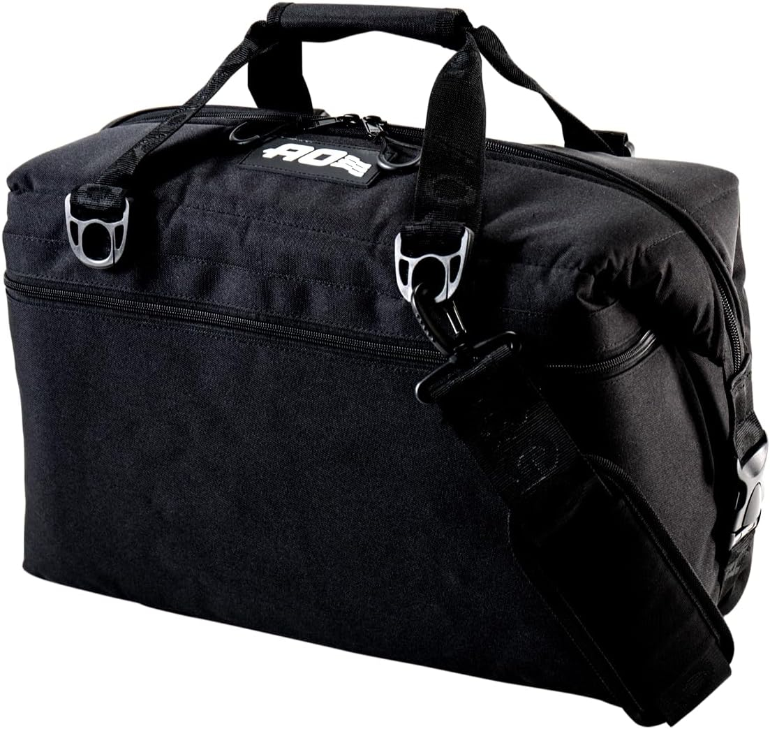 Black High-Density Insulated Soft-Sided Cooler Bag