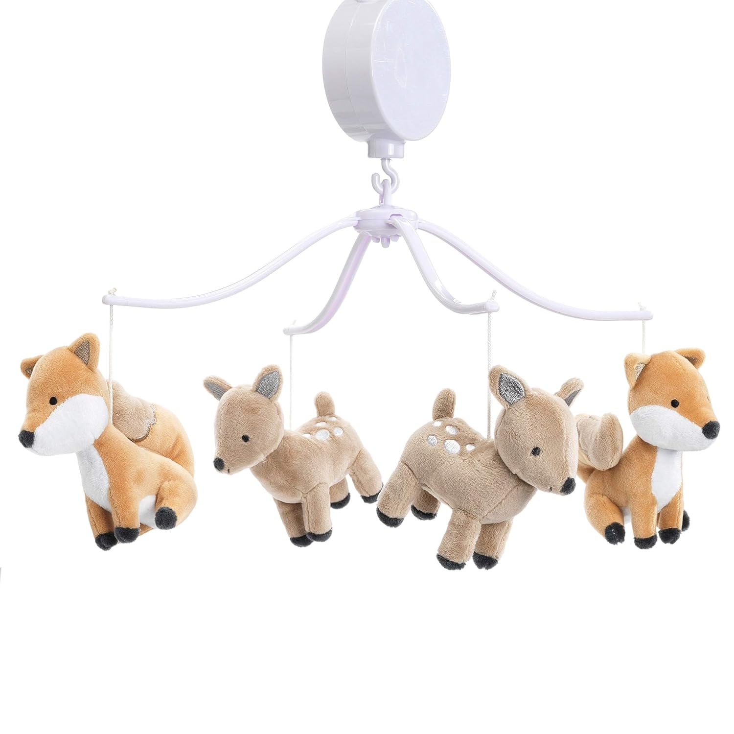 Bedtime Originals Deer Park Musical Baby Crib Mobile Soother Toy - Woodland