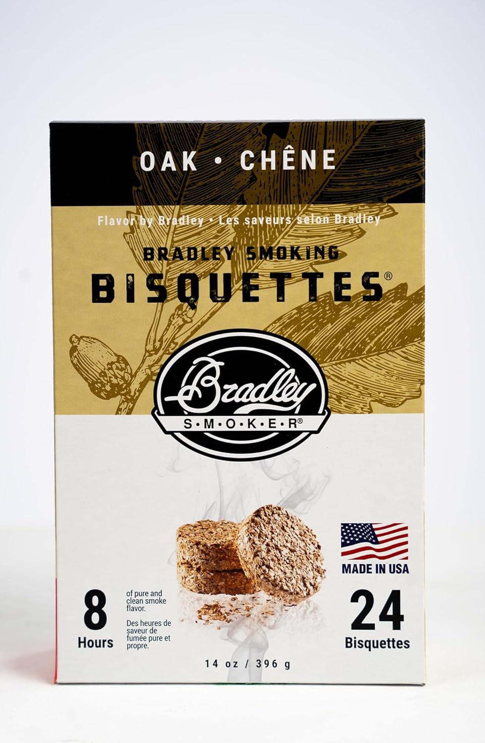 Bradley Oak Flavor Smoking Bisquettes for BBQ and Smoker