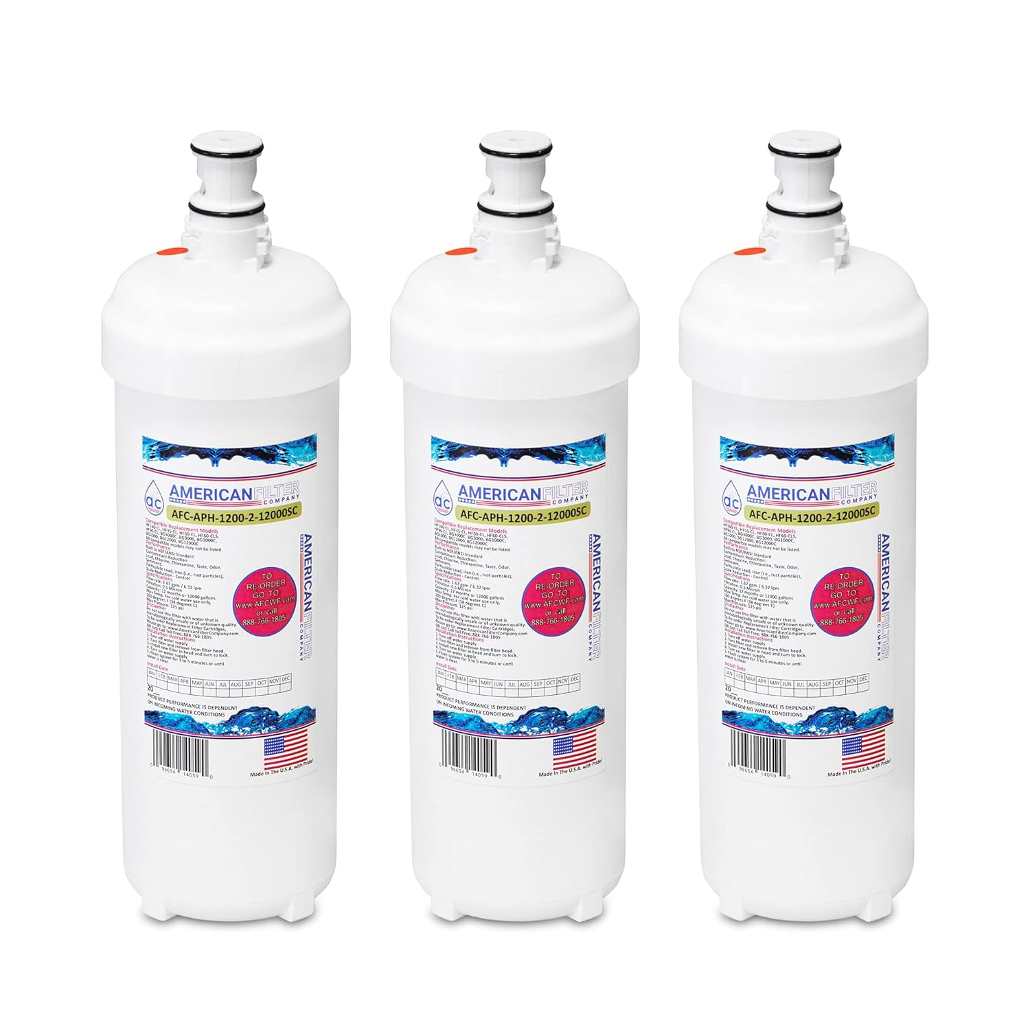 American Filter Company 3-Pack Water Filter Cartridge