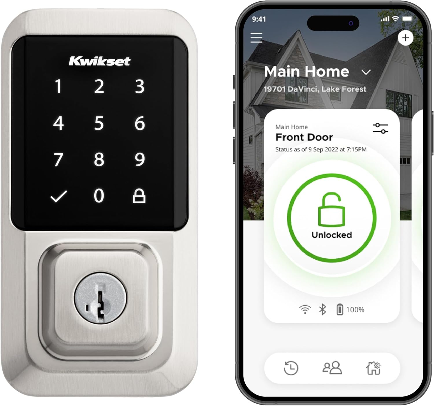 Kwikset Halo Touchscreen Wi-Fi Smart Lock in SN