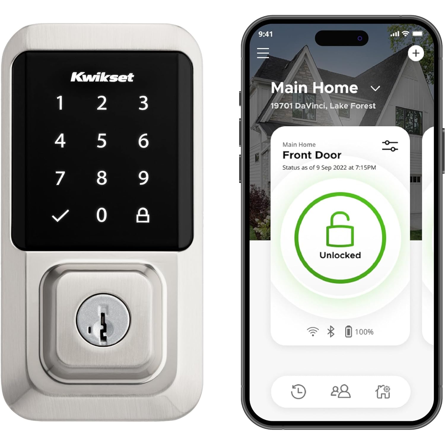 Kwikset Halo Touchscreen Wi-Fi Smart Lock in SN