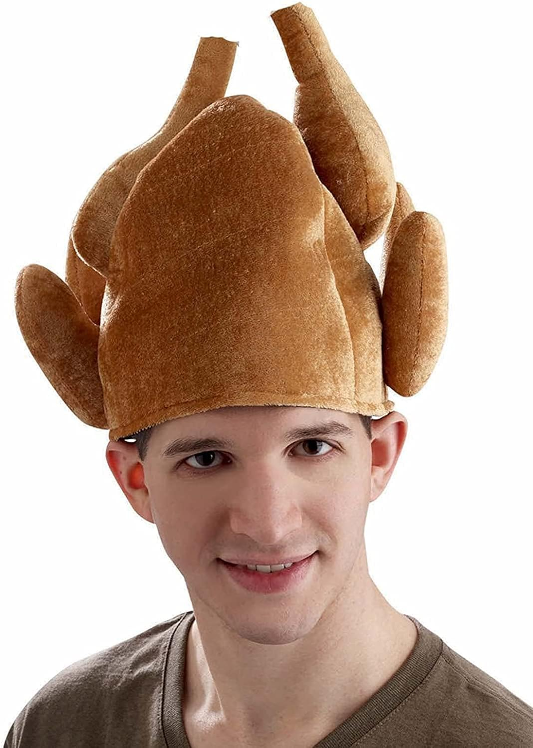 Hilarious Roasted Turkey Hat with Moving Legs