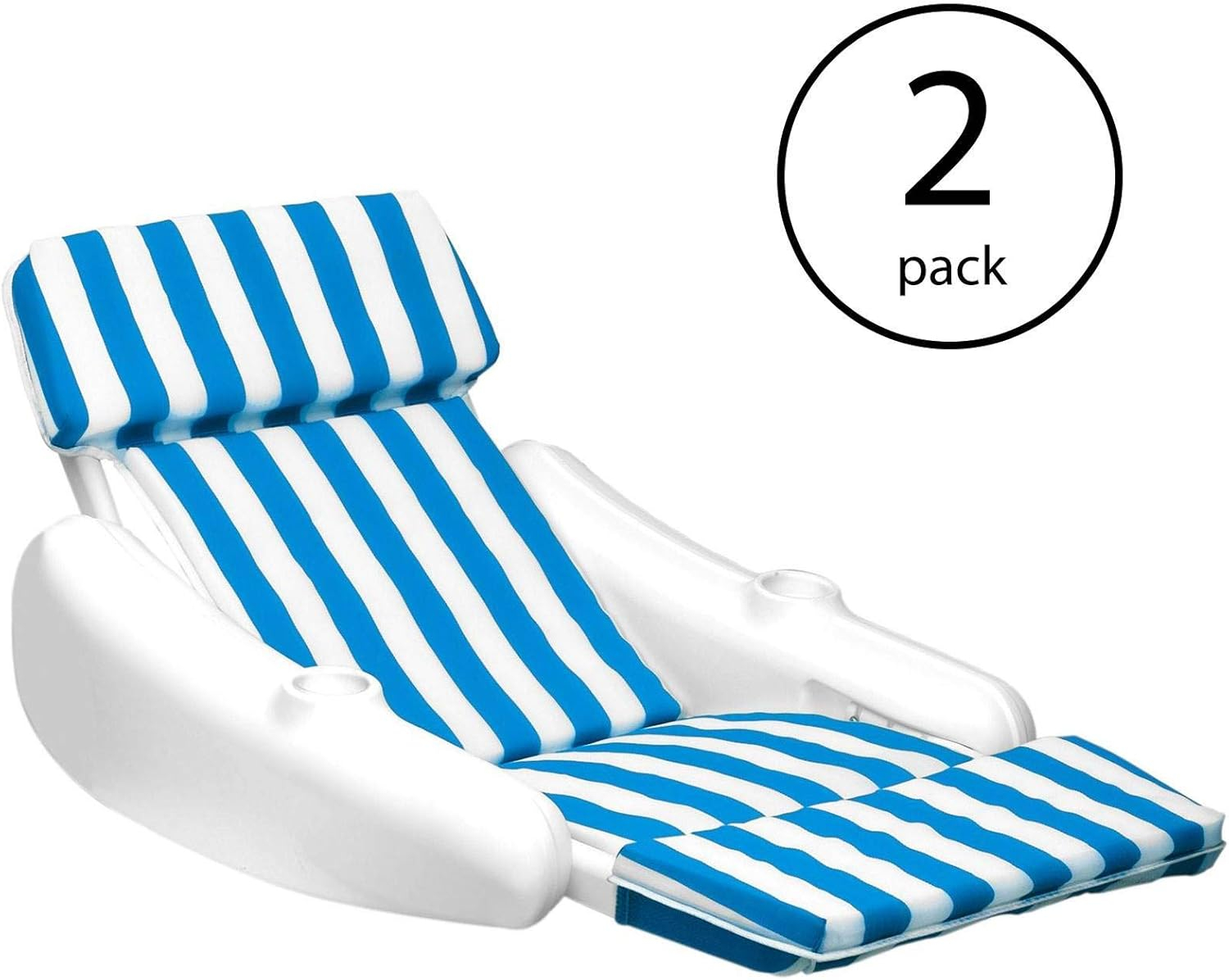 SWIMLINE Original Sunchaser Padded Luxury Lounge Chair Pool Float | Molded Frame & Pontoon Design | Pool Floats Adult | Pool Lounger | Pool Accessories | Pool Chairs and Lounges for in Pool