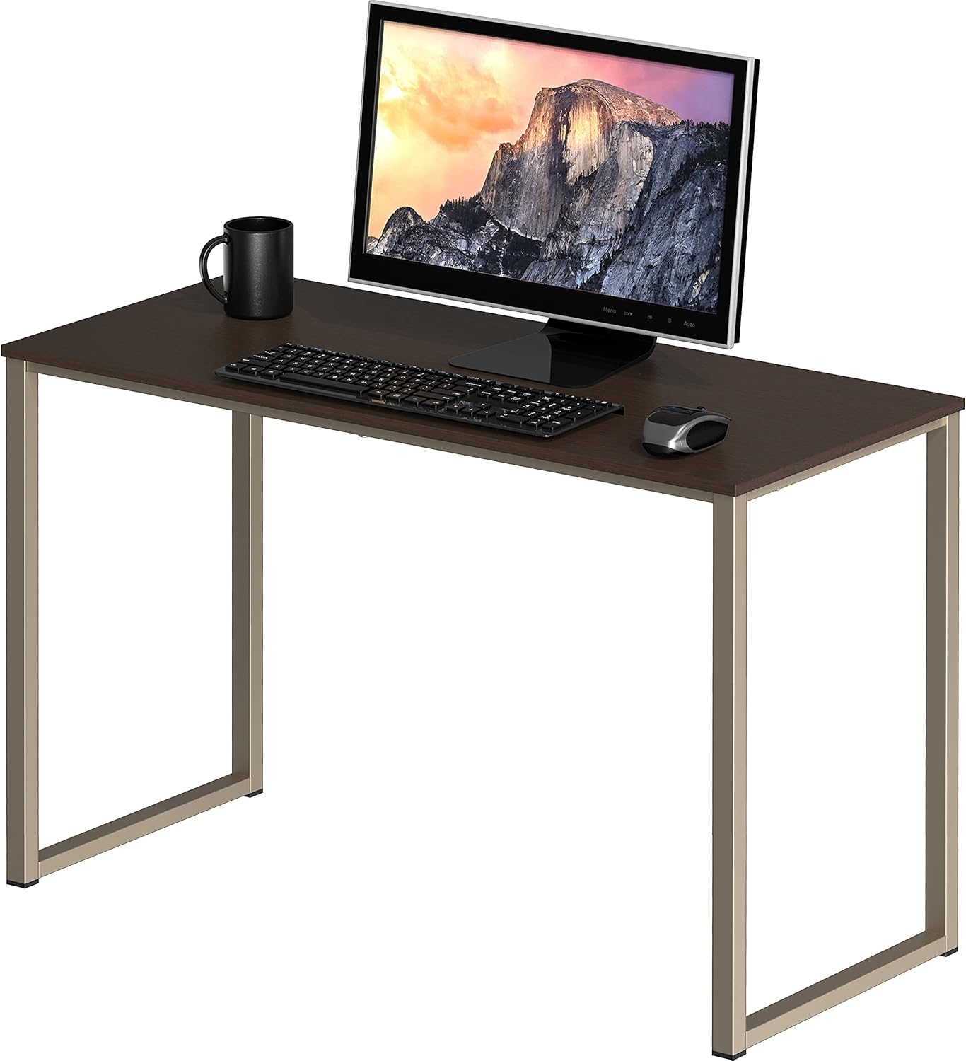SHW Mission 32 inches office desk, Espresso