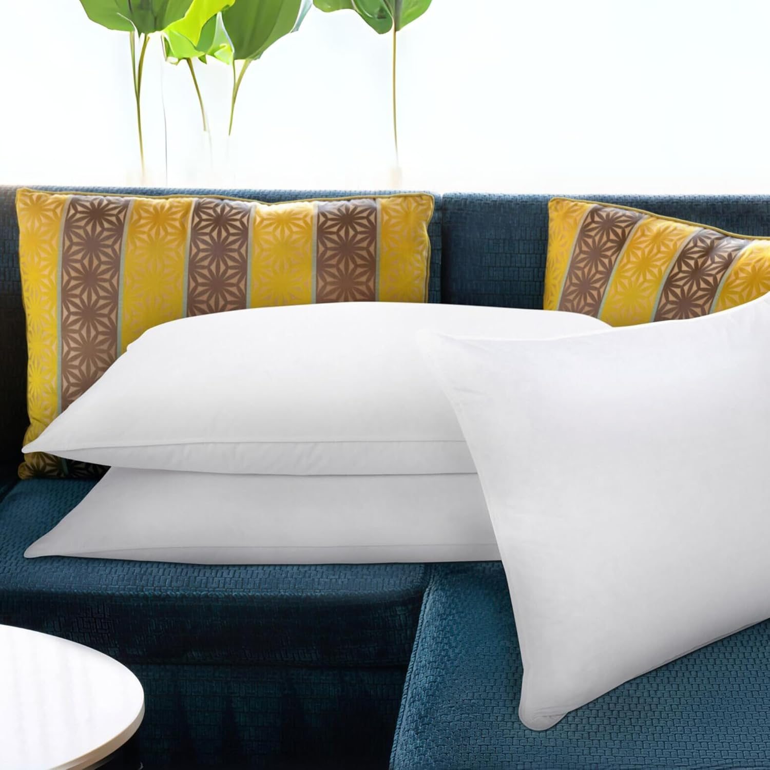 MGM Down Alternative Pillow - Luxury Hotel Bedding - Medium Firm Comfort - King