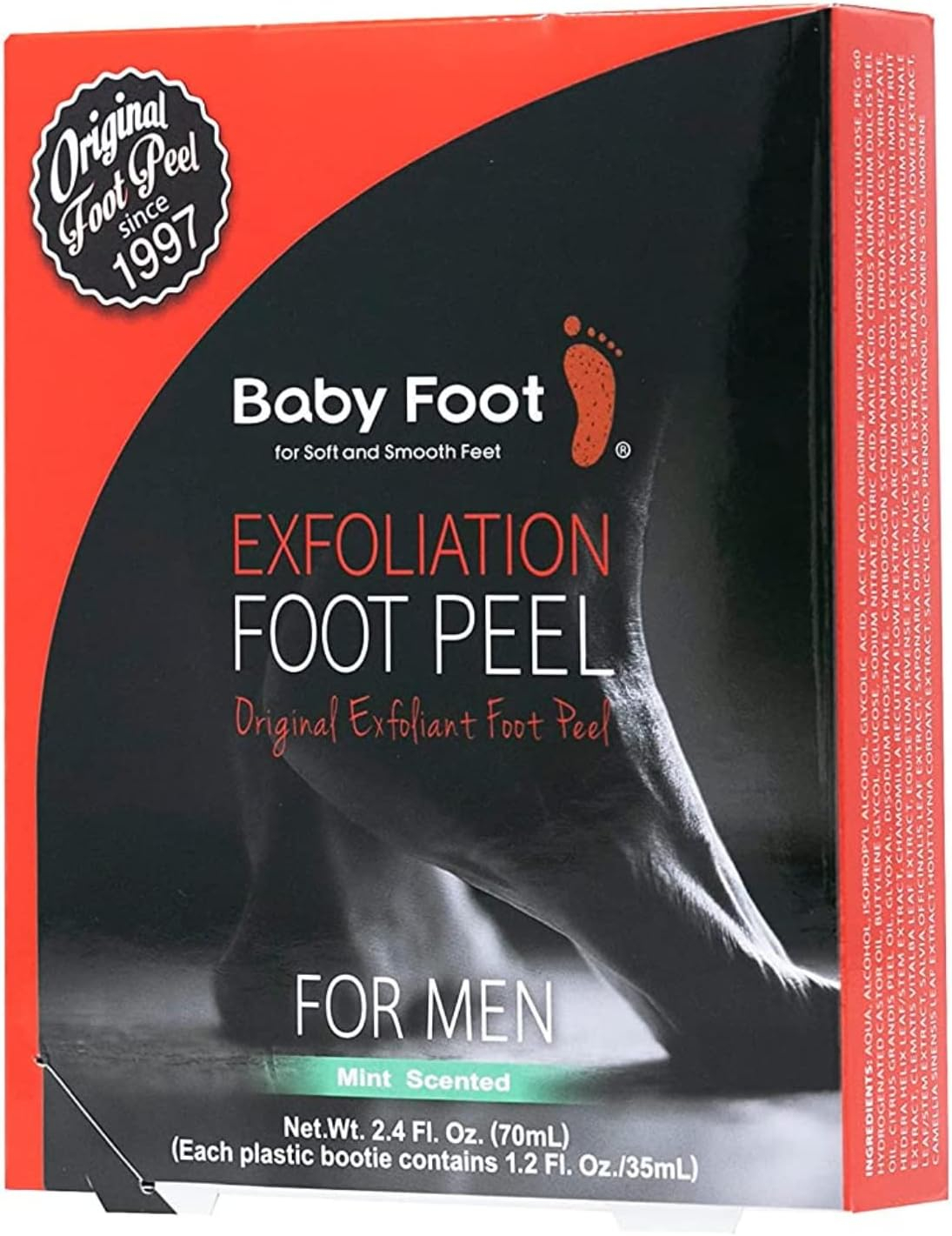 Baby Foot Exfoliation Foot Peel for Men - 1 Hour Treatment