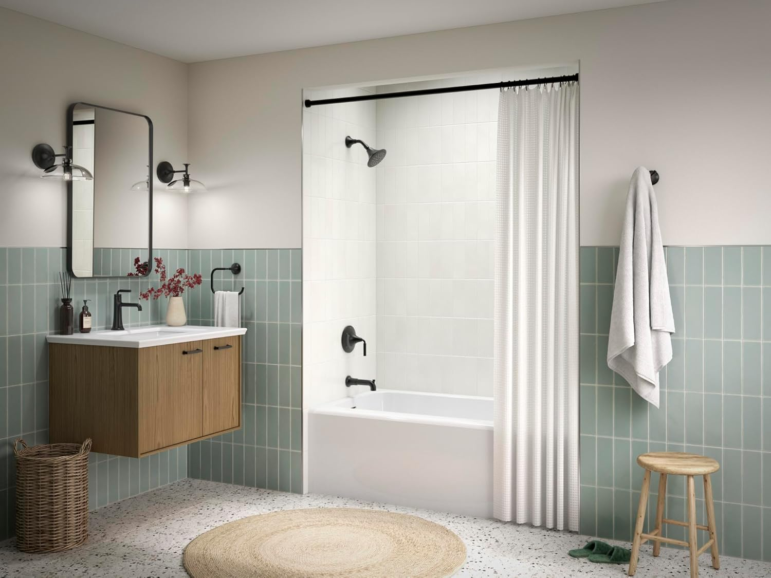 Avec 60 In. X 42 In. Alcove Bath