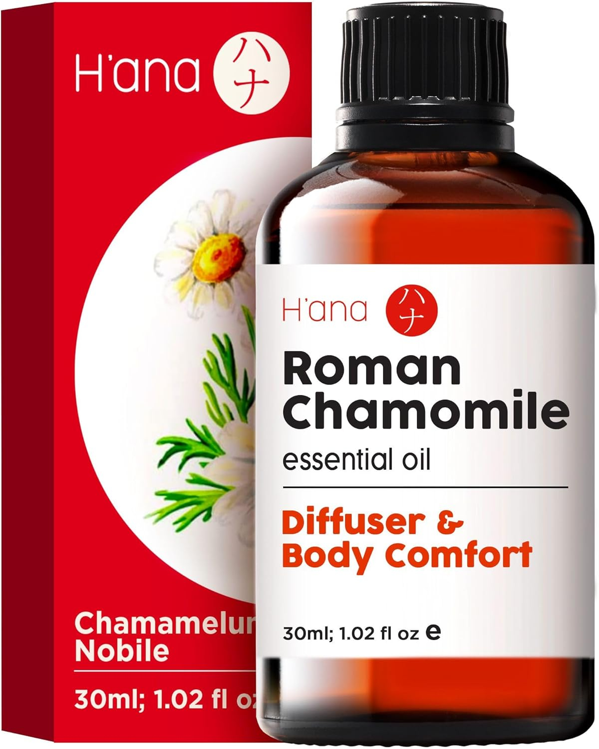 Gya Labs Roman Chamomile Essential Oil for Diffuser, Face & Skin, Roman Chamomile Oils for Aromatherapy - 0.34 fl oz