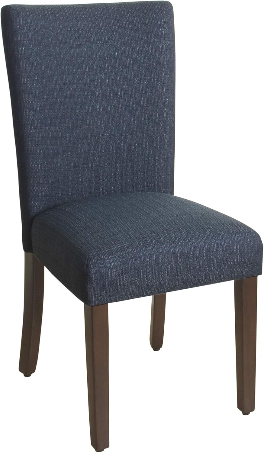 HomePop Classic Parsons Dining Chair, Blue Fabric