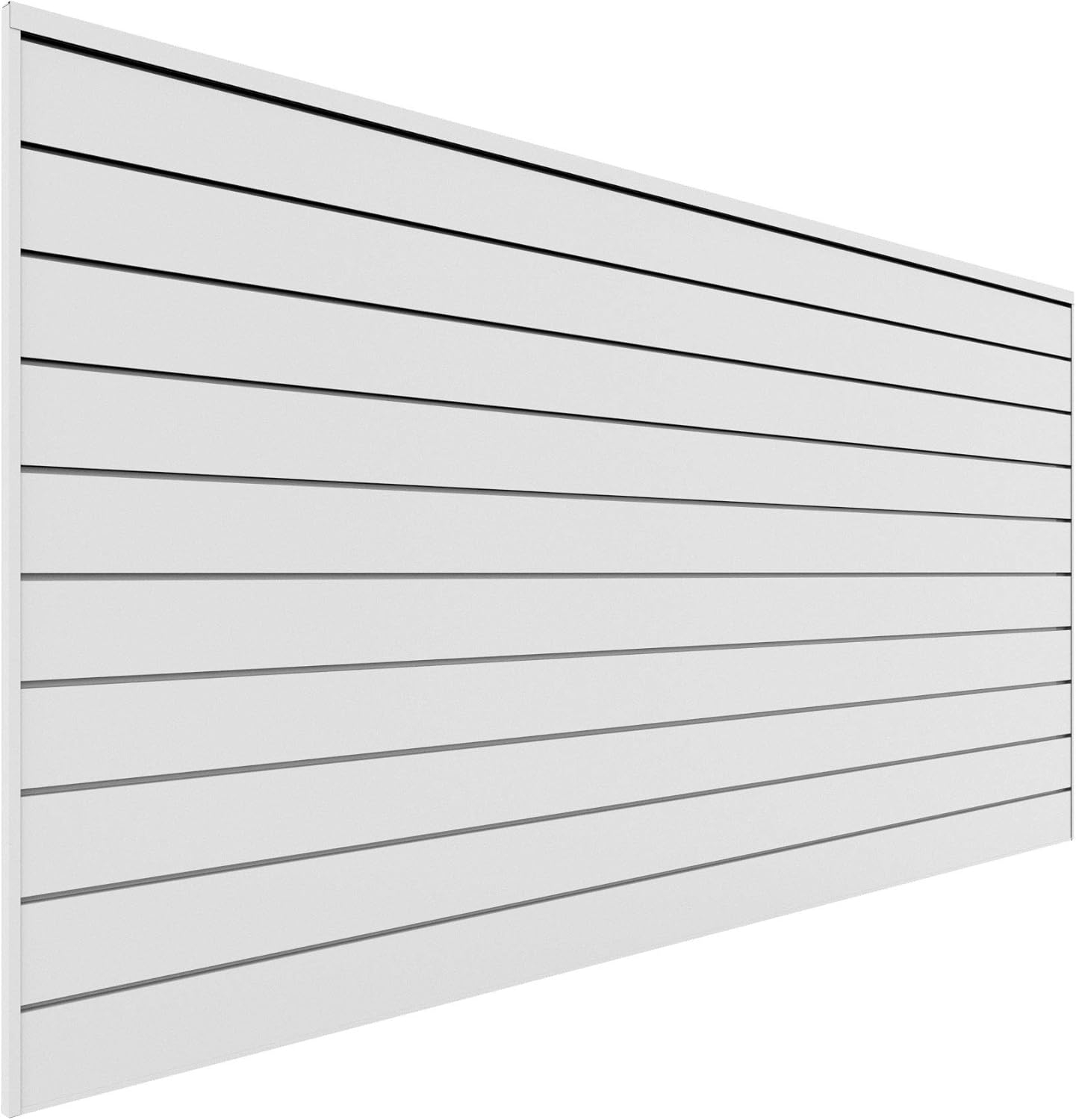 PVC Slatwall 8 ft. x 4 ft. White
