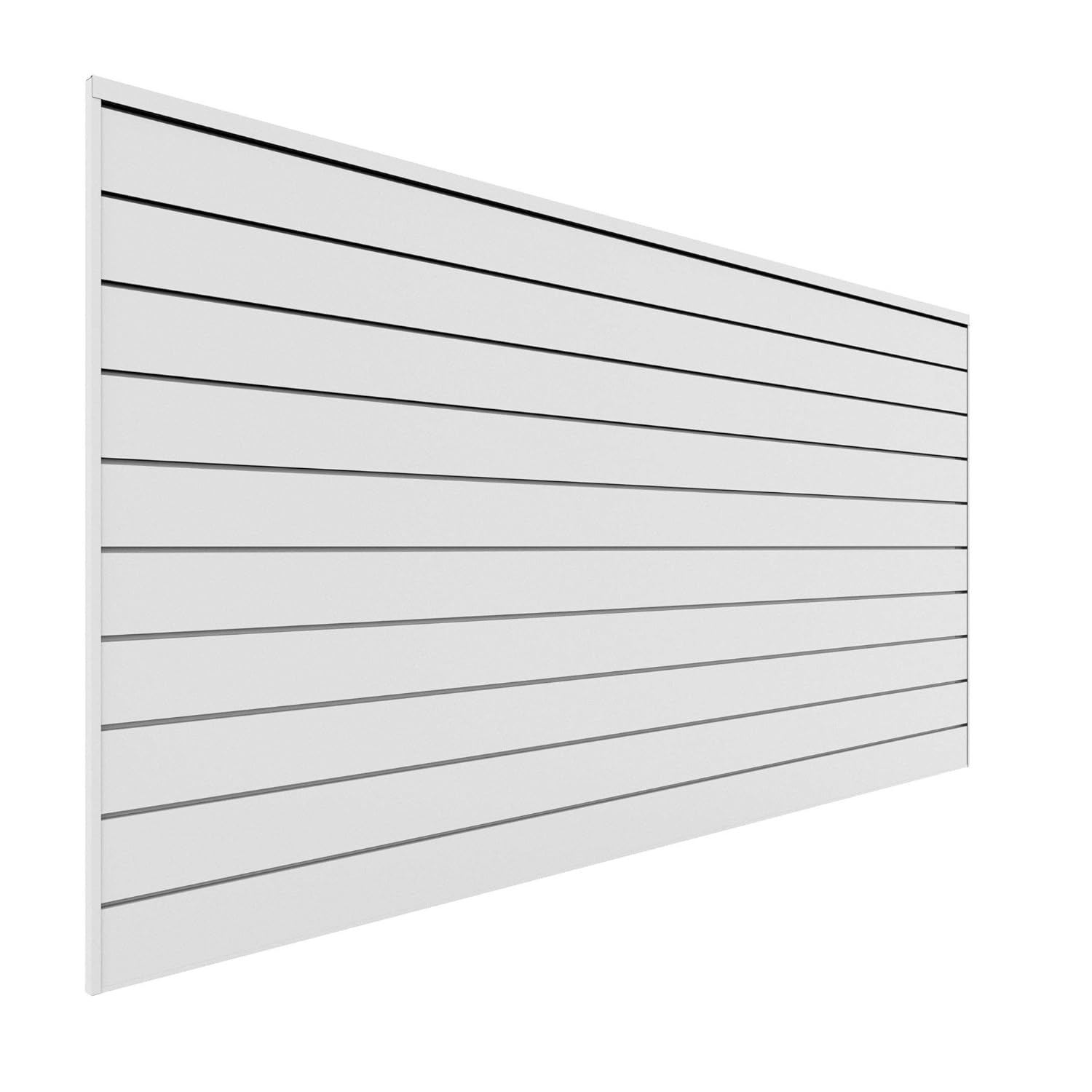 PVC Slatwall 8 ft. x 4 ft. White