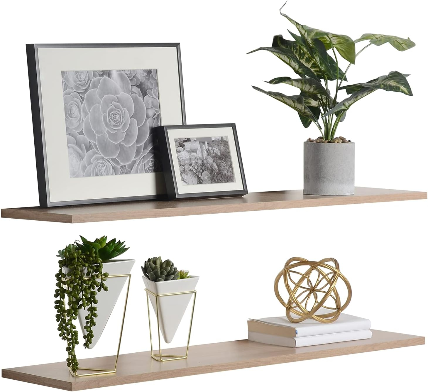 Delta Design 2 Piece Wall Shelf Set (Set of 2)