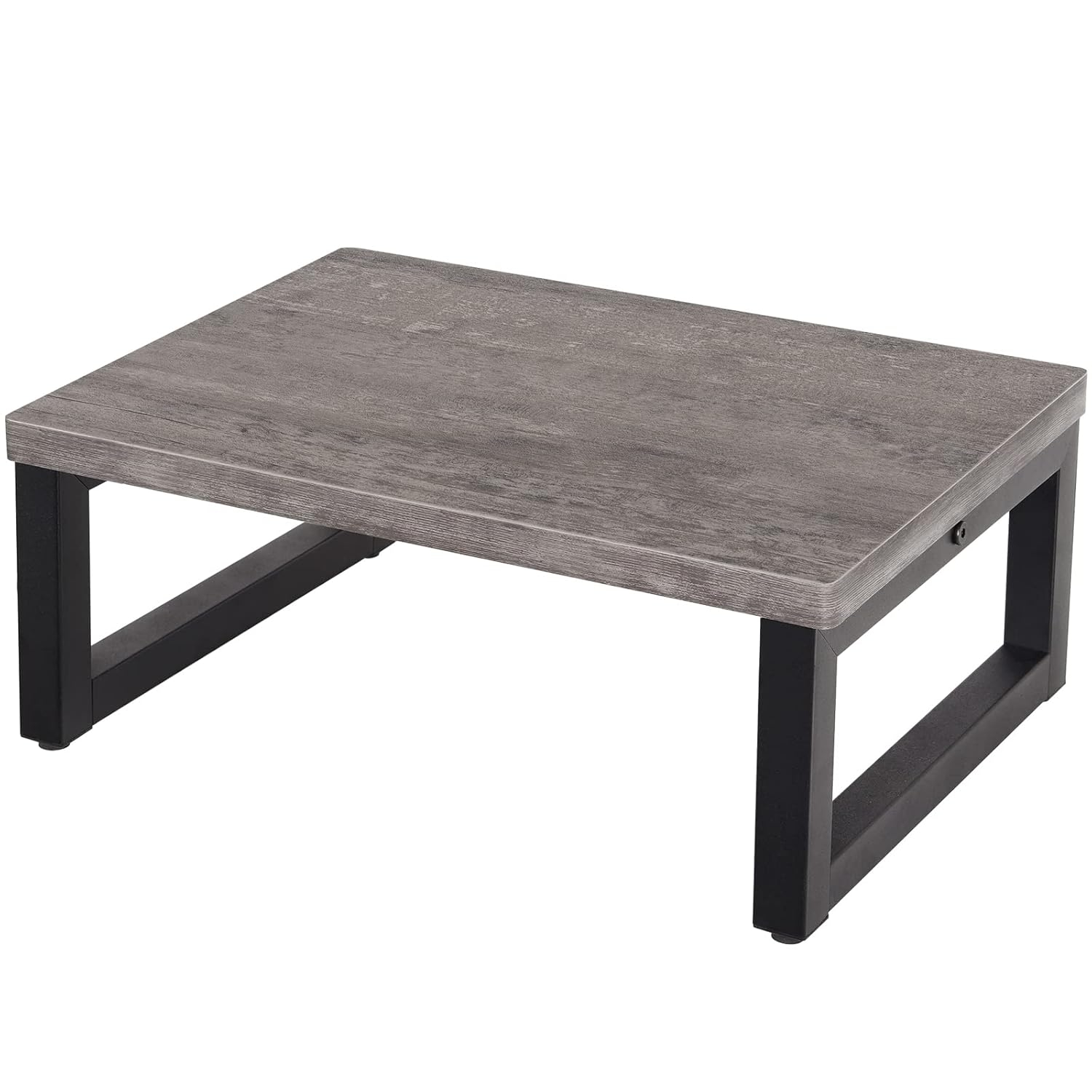 Snughome Wooden Step Stools for Adults Kids, Solid Portable Wooden Bedside Step Stool Adults Hold Up to 350 lb, One Step Foot Stool for Kitchen, Bedroom, Living Room, Bathroom - Self-Assembly(Grey)