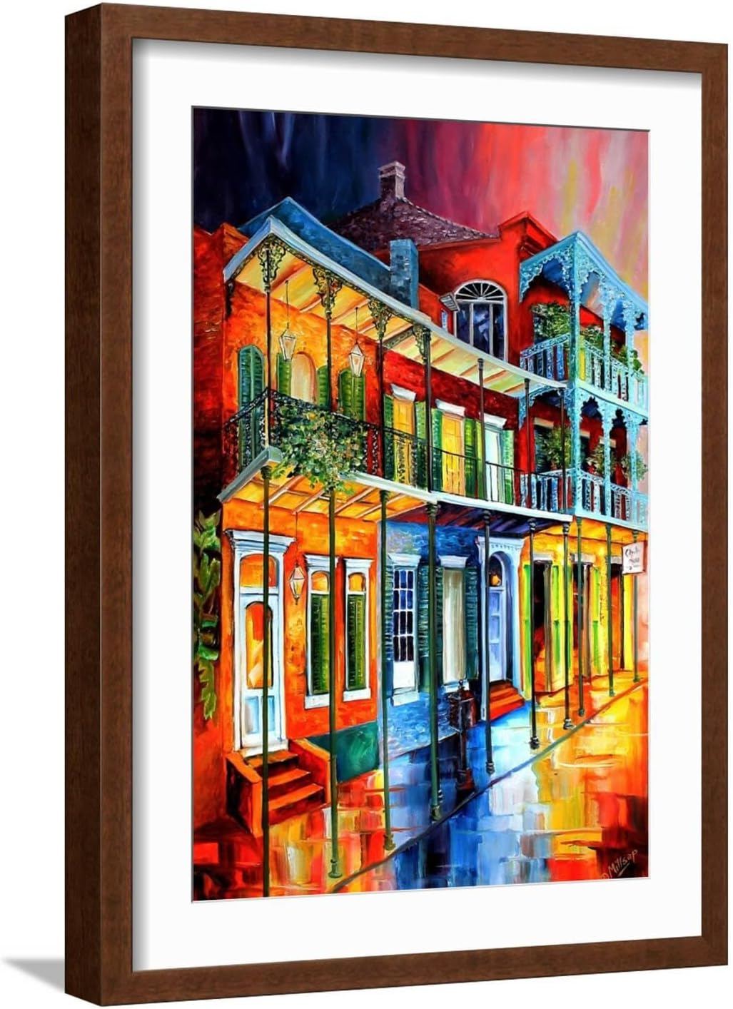 Art.com Early Morning on Royal Street Art Print by Diane Millsap, 12" x 18"