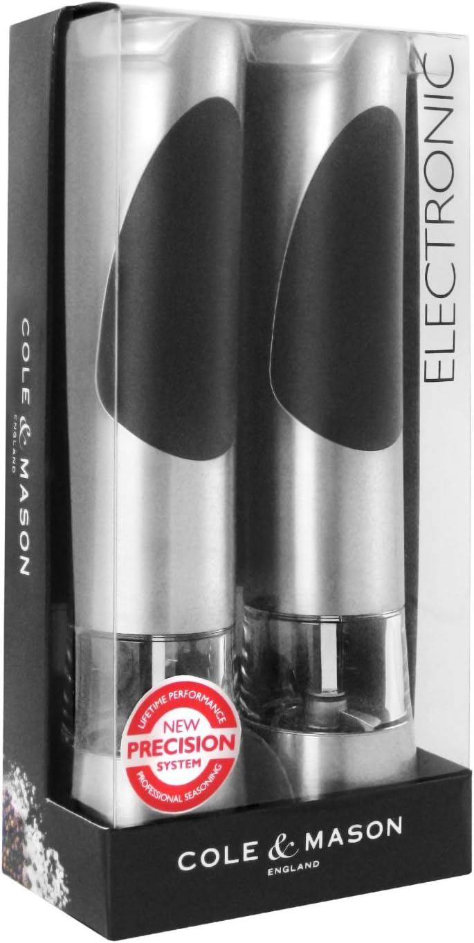 Cole & Mason Cole & Mason Richmond Electric Salt and Pepper Mill Set