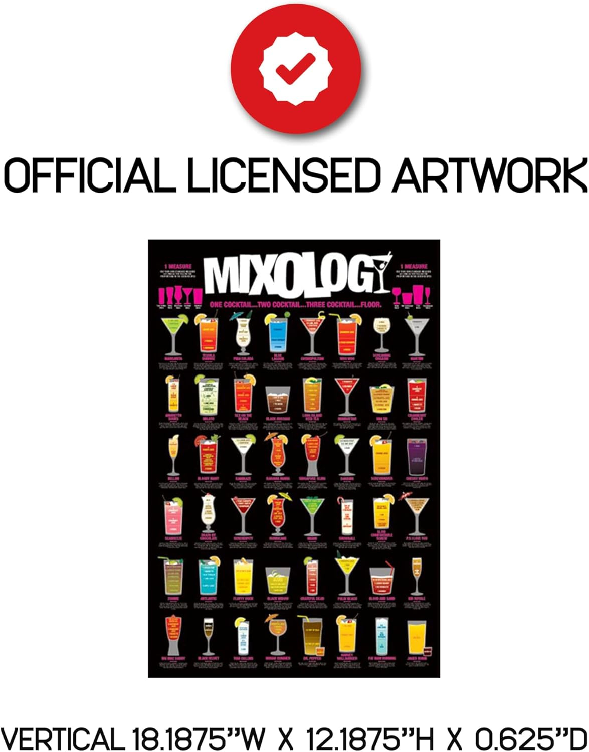Mixology Laminated Poster (24 x 36)