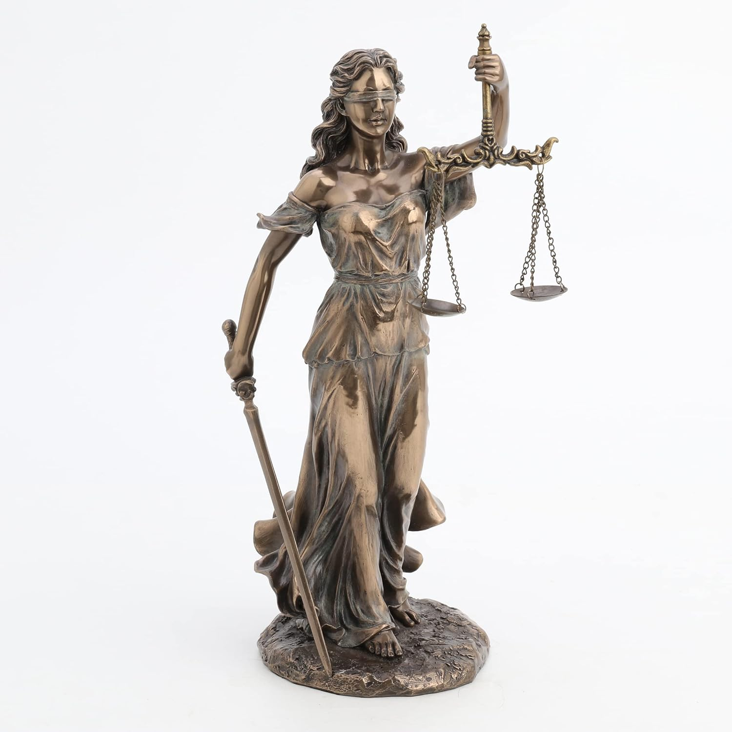 Blind Lady Justice Statue by Medieval Collectibles