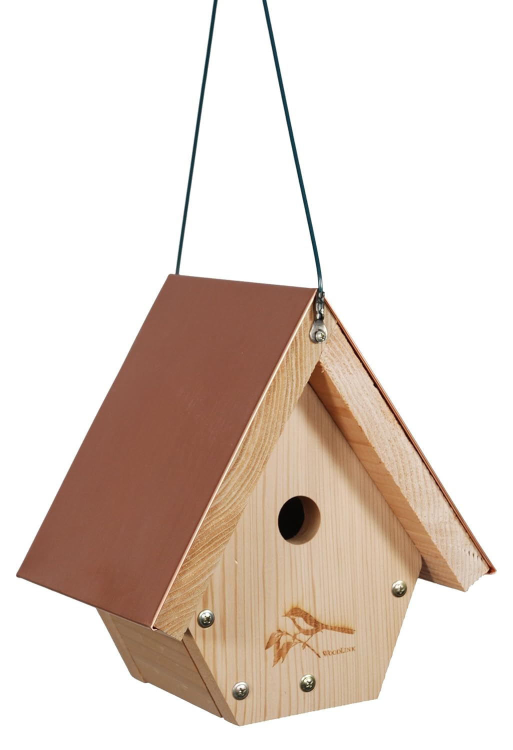 Coppertop Hanging Wild Bird House