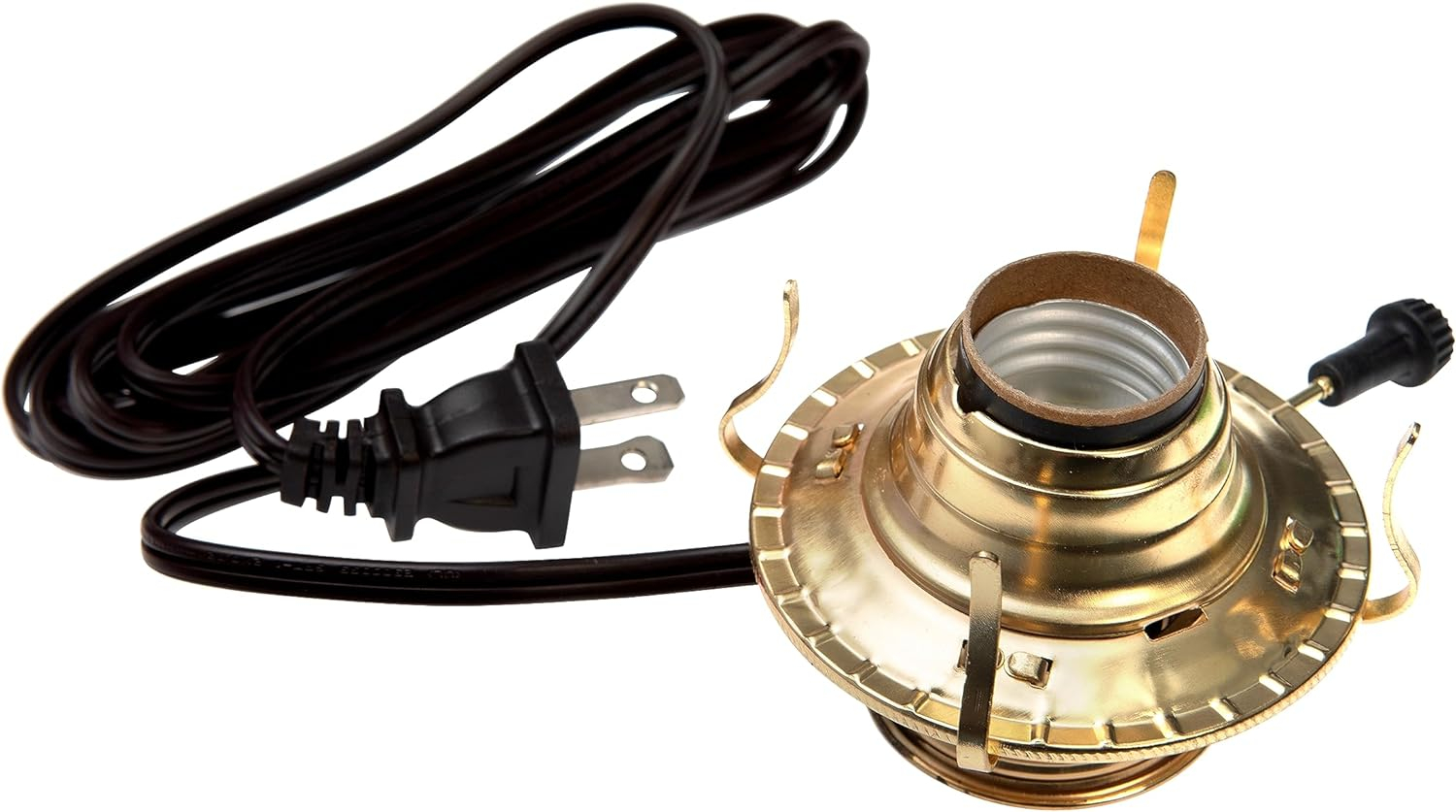 Creative Hobbies M999EM Mason Jar Electric Oil Lamp Burner DIY Conversion Kit, Pre-Wired and Ready To Use