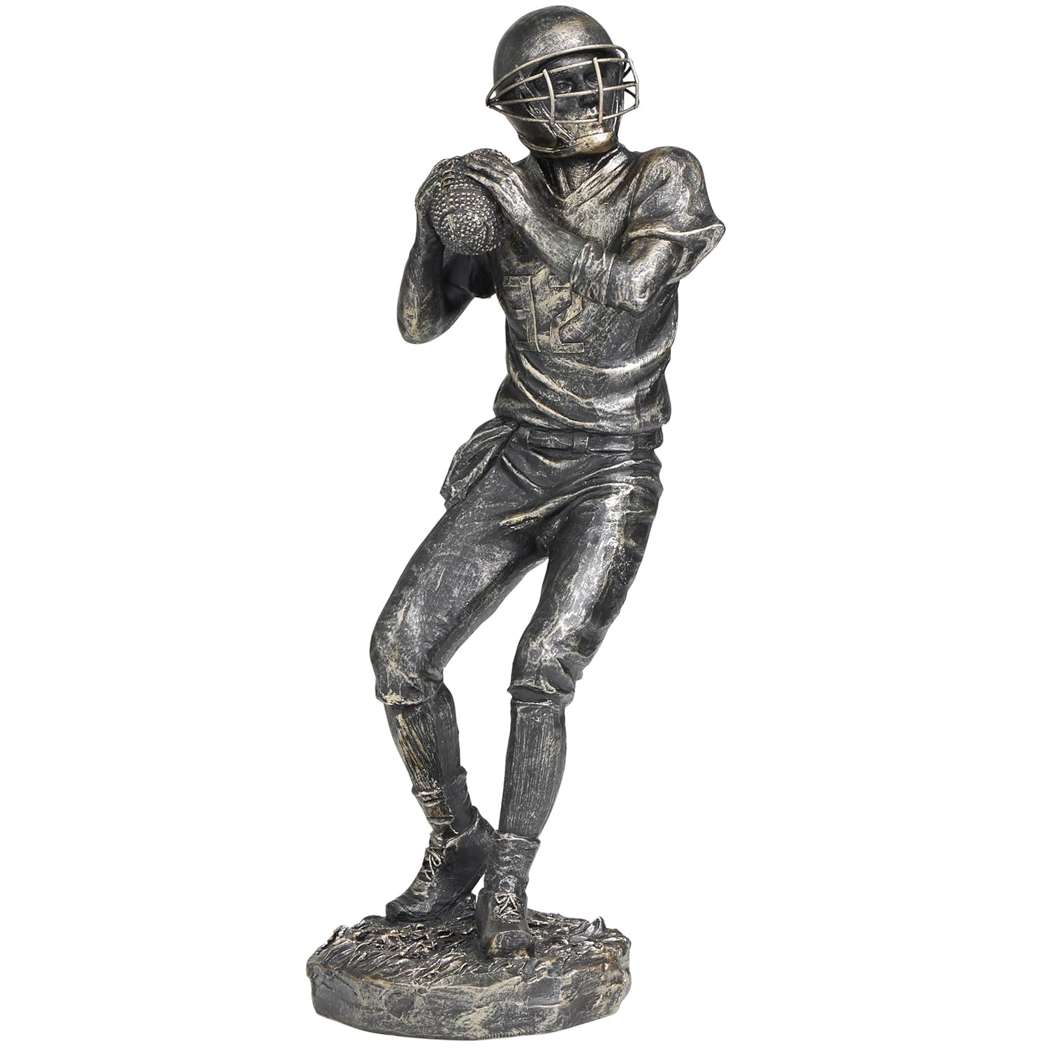 5"W, 11"H Dark Gray Polystone Hands Sculpture, by DecMode (3 Count)