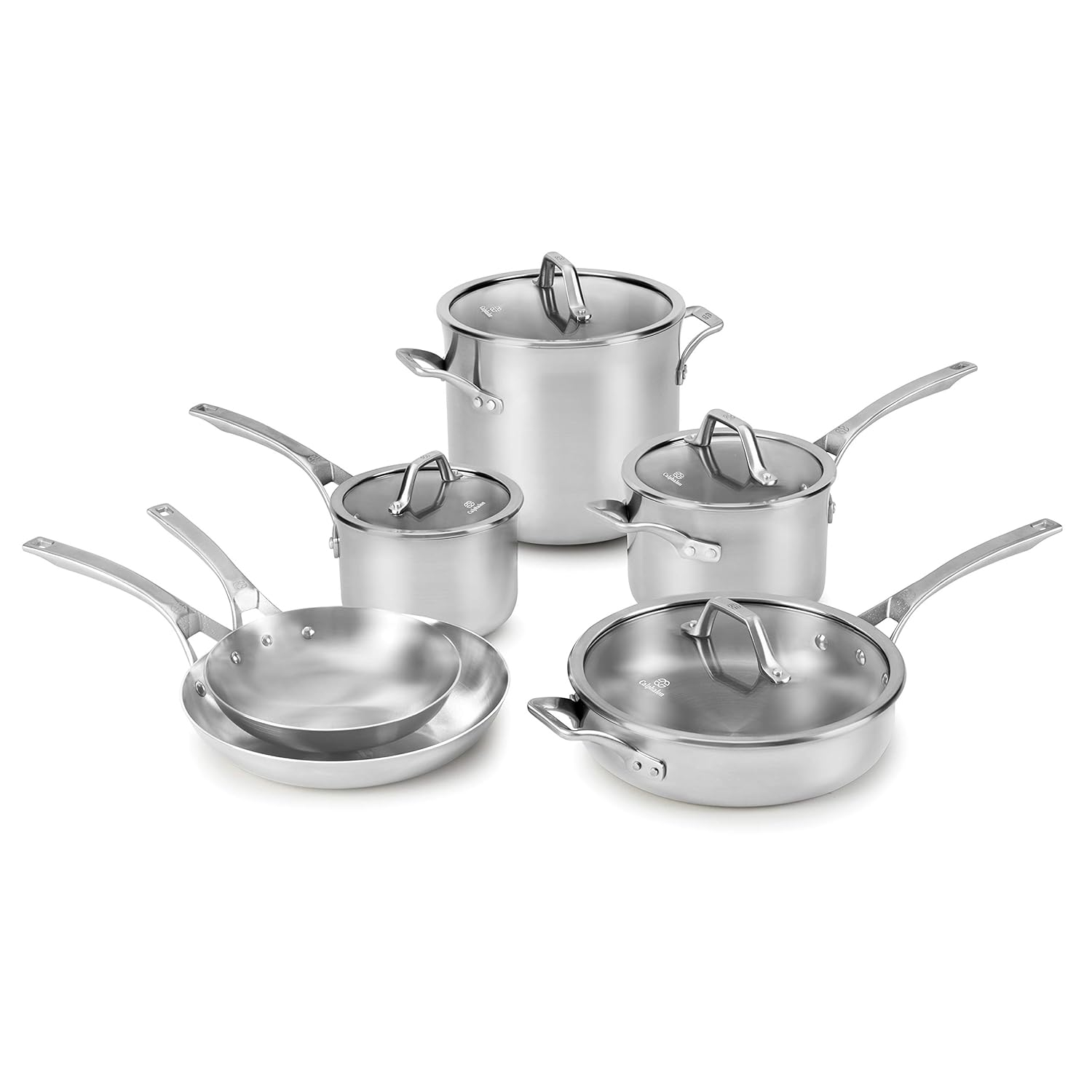 Calphalon Calphalon Signature Stainless Steel 10 Piece Cookware Set