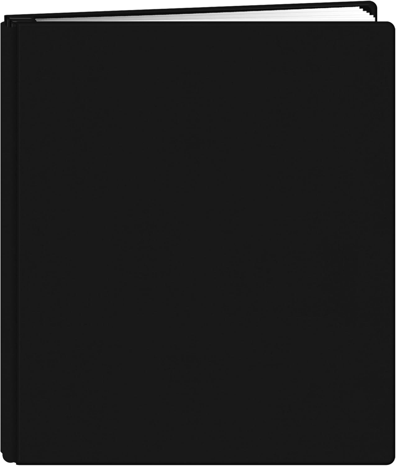 Pioneer Family Treasures Fabric Post Bound Album 8.5"X11"-Black