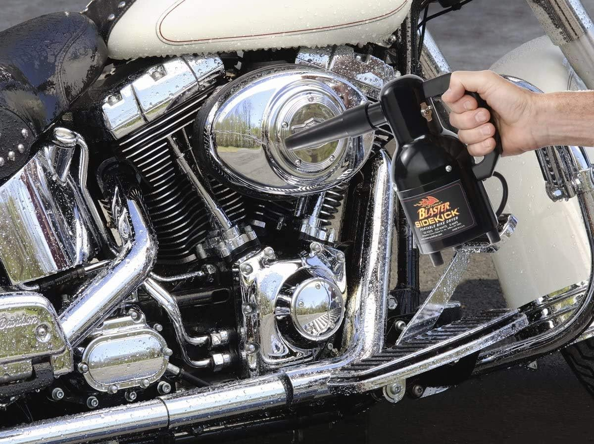 Metrovac Sidekick SK-1 Motorcycle Dryer and Air Force Blaster Sidekick with 12 Foot Cord and Matte Finish for Profesional Motorcycle Detailing, Made in the USA