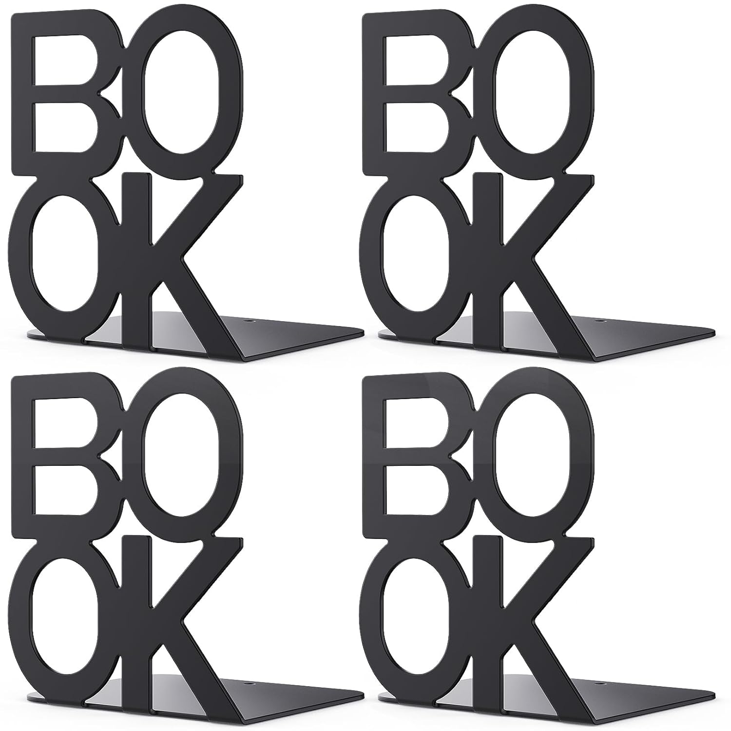 Book Ends,BookEnds Supports for Bookrack Desk,Bookend are Used for Books, Unique Appearance Design,Heavy Duty