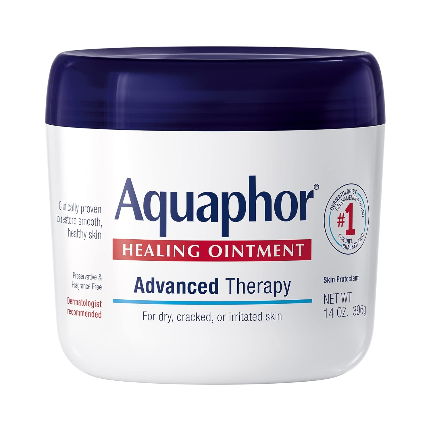 Aquaphor Healing Ointment, Use After Hand Washing, 14 oz. Jar