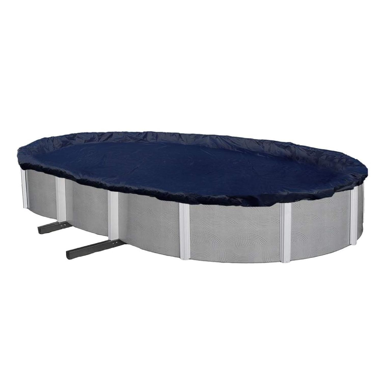 Winter Block Oval Winter Laminated Polyethylene Pool Cover, 12 x 18 ft. Aboveground Pool
