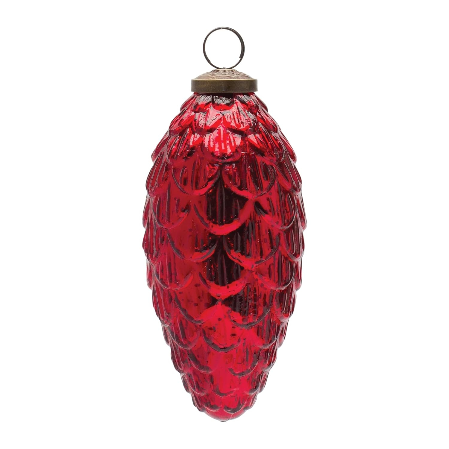 Melrose Mercury Glass Pinecone Ornament (Set of 6)