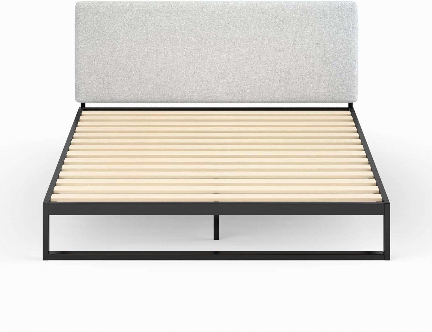 Zinus Parker Metal Platform Bed, Charcoal, Twin