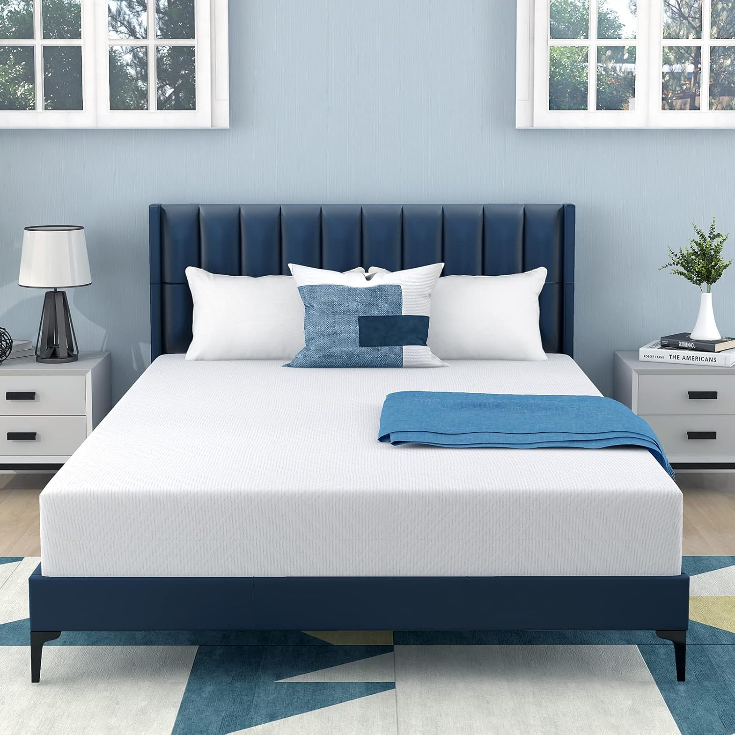 MLILY Twin Mattress, 8 Inch Memory Foam Mattress Twin Size in a Box for Bunk Bed Trundle Bed, Medium Firm, CertiPUR-US Certified