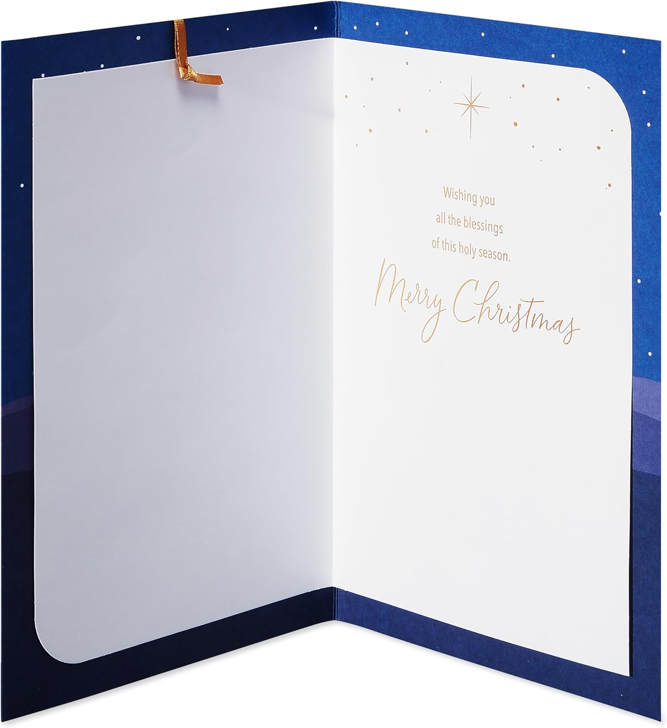 American Greetings Religious Christmas Card with Ornament Keepsake (The Blessings of This Holy Season)