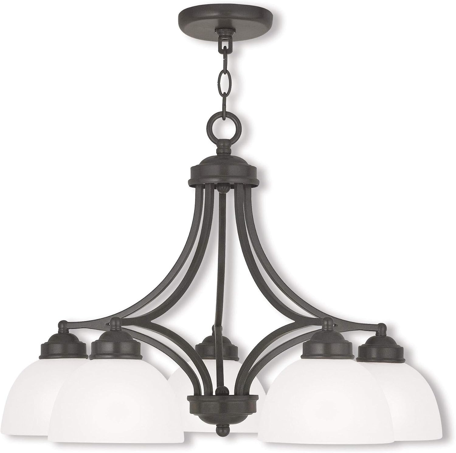 Livex Lighting Somerset 5 - Light Chandelier in  English Bronze
