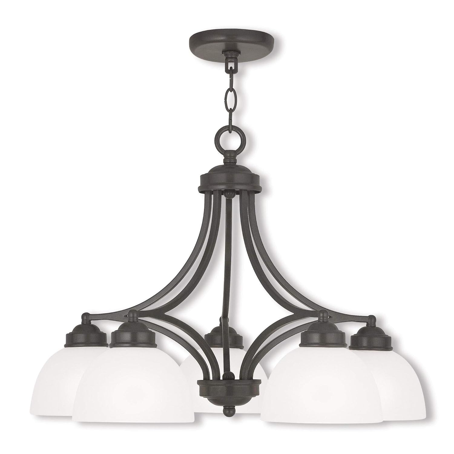 Livex Lighting Somerset 5 - Light Chandelier in  English Bronze