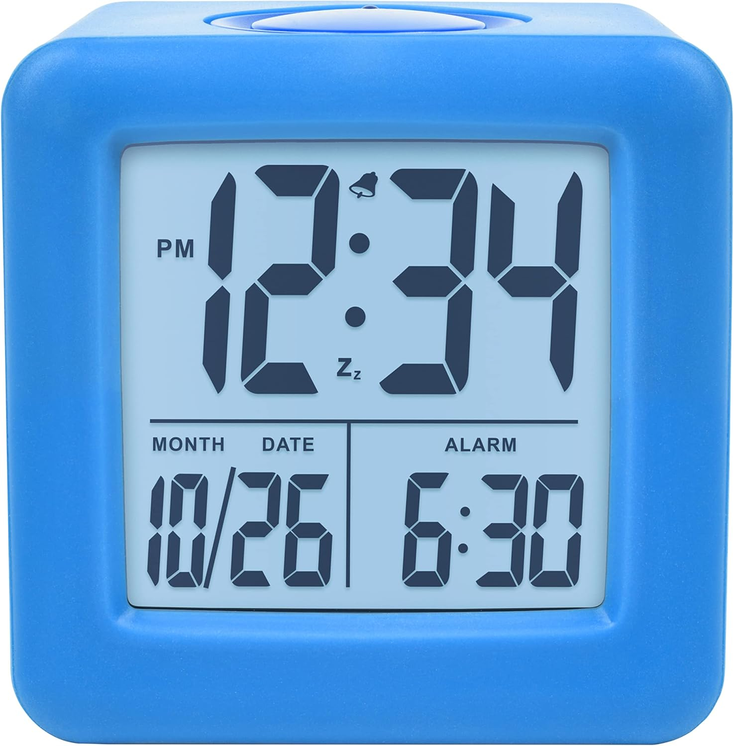 Jieluotekeji Equity By La Crosse Soft-Cube LCD Alarm Clock With Smart Light