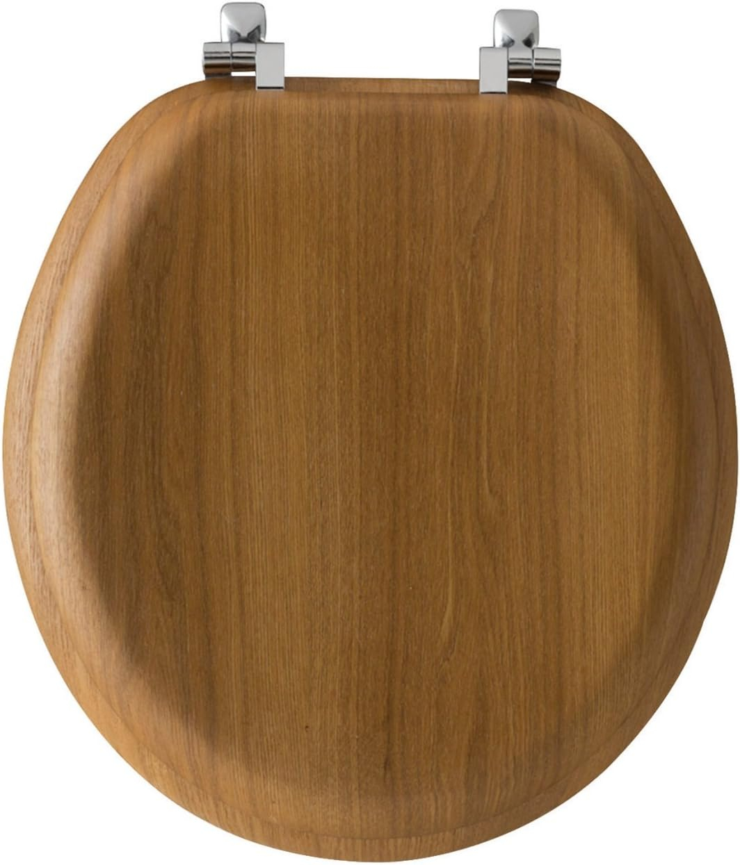 Bemis Mayfair Round Oak Wood Toilet Seat