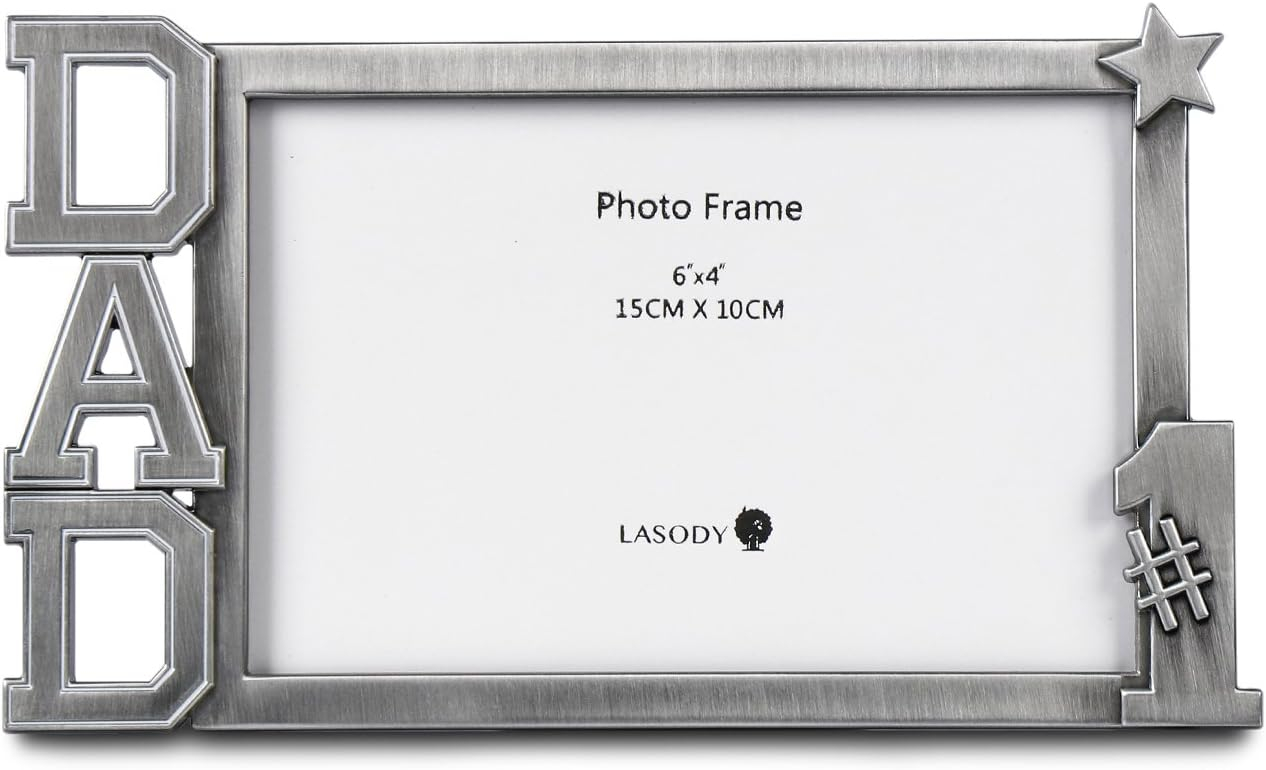 LASODY Dad Picture Frame-Dad gifts,Dad Gifts From Daughter,Dad Birthday Gifts 3x3 inch