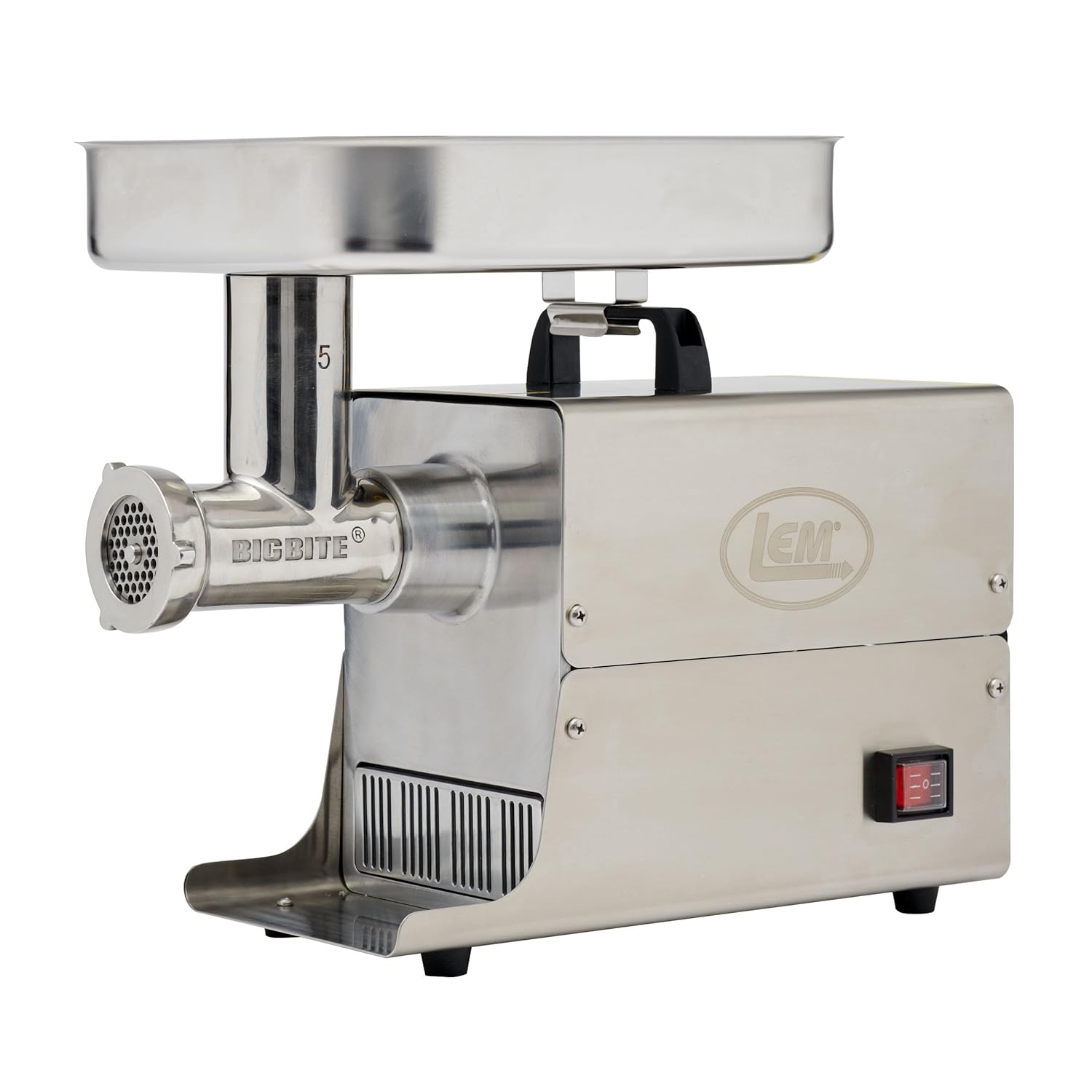 LEM BigBite #5 Electric Meat Grinder, 0.35 HP, Stainless Steel, 1 Count